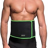 SaniVerde I Rückenbandage Waist Trainer mit verstellbarem Klettverschluss & atmungsaktivem Material I Entlastet die Rückenmuskulatur, Lendenwirbelstütze zur Haltungskorrektur (L/XL)