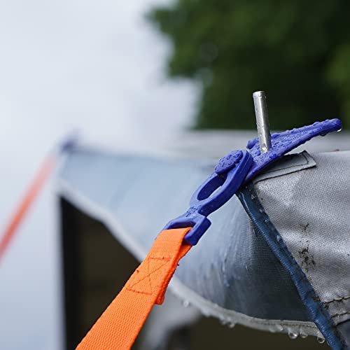 Peggy Peg – Markisenspanngurt Tie Strap 2.0 – Sturmband für Markisen, Vorzelte, Pavillons & Sonnensegel – Sturmsicherung Abspanngurt – Camping Zubehör für Wohnmobil & Wohnwagen