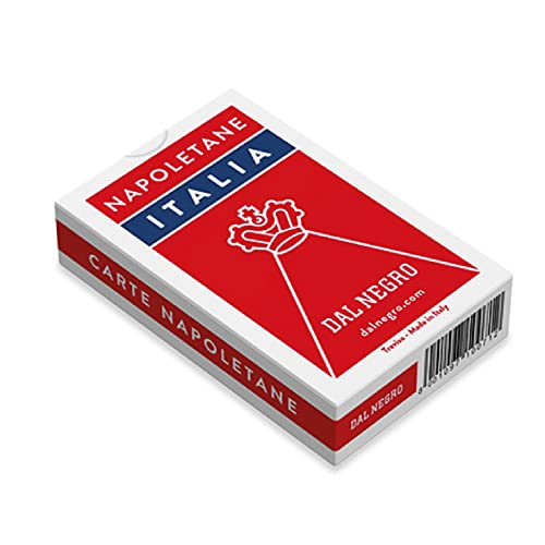 Dal 10071 - Napoletane Italia Regionalspielkarten, rotes Federmäppchen, ab 3 Jahren