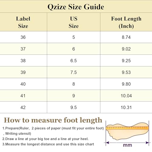 Qzize All Black Flip Flops for Women Beach Sandals Comfortable Foam Yoga Mat Cushion Slip on Walking Thongs Size 8 - Image 5