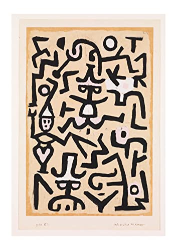 Spiffing Prints Paul Klee - Comedians Handbill - Extra Large - Archival Matte - Unframed Art Print Poster