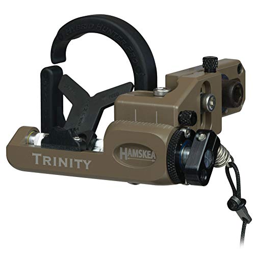 Hamskea Archery Solutions Trinity Hunter Pro Right-Handed Coyote Micro Tune Arrow Rest for Bowhunting (211775)