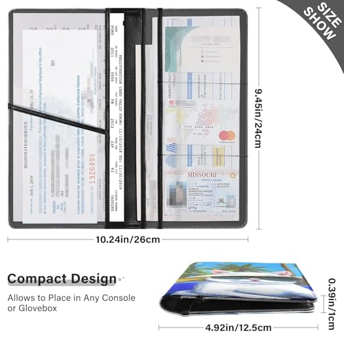 Organizador Para Documentos De Cuero Slim miniatura 3