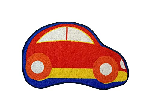 Image of Status Nylon Digital Printed Kids Door Runner Mats House Carpet for Playing Activity in Home (Kids Mat- Orange - (72 x 45 cm))