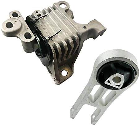 Compatible with 2015-2017 Chrysler 200 3.6L/2014-2019 Jeep Cherokee 3.2L Motor Mount Set 2pc : A5824, A5752 - K2759