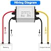 DC 8-22V to DC 3-15V Buck Converter, DC 18V 20V to DC 12V 3A Step Down Converter Waterproof Voltage Regulator Power Supply Buck Transformer, Compatible with Car Truck Motor