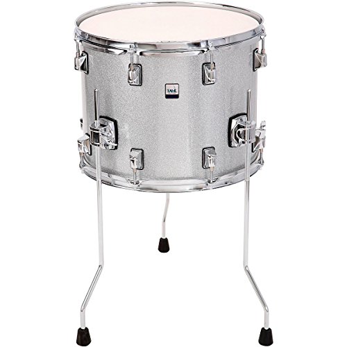 Taye GK1411F-SS 14 x 11 in. Gokit Add-On Floor Tom Drum44; Silver Sparkle