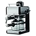 Koblenz Cafetera Espresso y Cappuccino, 4 Tazas, 3.5 Bares de Presión, Potencia de 800 W, Sistema de Espuma para Café Cappuccino, Color Negro con Acero Inoxidable, CKM-650 EIN, 00-0603-00-1