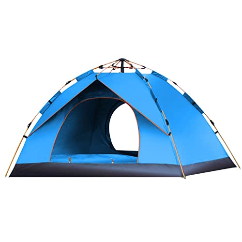 Carpa automática pop up para 3-4 personas azul miniatura 1