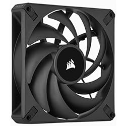 Ventilador Nzxt 140Mm Corsair AF140 ELITE 140 mm PWM Ventilador con Rodamiento Dinámico Líquido y Tecnología AirGuide (Compatibilidad con el modo Zero RPM, Funciona a Velocidades 1.600 RPM) Paquete Simple - Negro