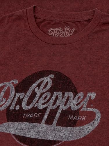 Tee Luv Men's Dr Pepper Trademark Logo T-Shirt2