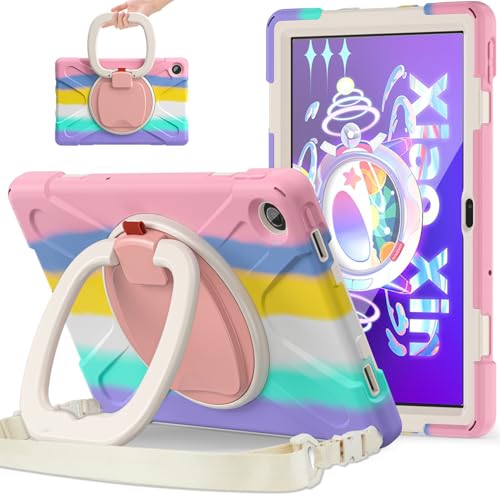 Coque Lenovo Tab M10 Plus 3rd Gen antichoc avec bandoulière et poignée