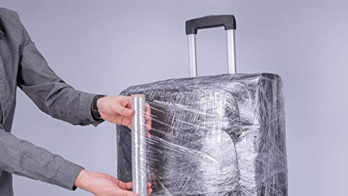 V1 Trade Stretchfolie Transparent - Strechfolienrolle 150m x 40 cm - Verpackungsfolie 23my - Umzugsfolie für möbel - Stretch Film for moving - verpackungsmaterial Stretchfolie