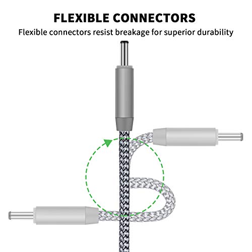 USB auf DC Stromkabel Netzkabel, 5 Volt DC Verlängerungskabel 3.5mm x 1.35mm DC Anschlusskabel USB A Stecker auf DC Hohlstecker Verbinder für FOREO Luna 4 Mini Luna 4 Plus Luna Mini 2 Luna 3 Plus 4 Go