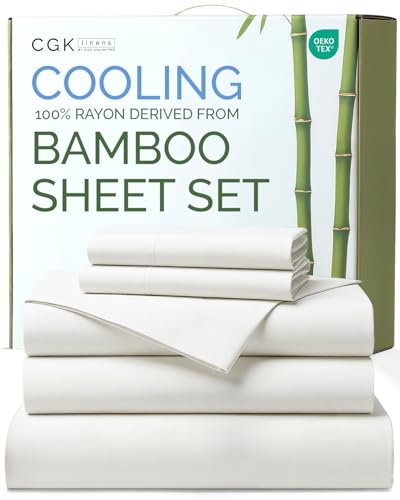 100% Rayon Derived from Bamboo - Sheets Split King Size -