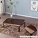 Heated Kotatsu Table Set with Blanket & Quilts - 4-Piece Japanese Winter Heating Table for All Seasons - Cozy Natural & Brown Design for Ultimate Comfort