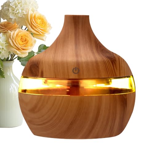 Difusor humidificador, suministros de humidificación silenciosos con luz LED, humidificador de aire personal, para oficina, apartamento, yoga, hotel, coche, dormitorio, sala de estar, dormitorio