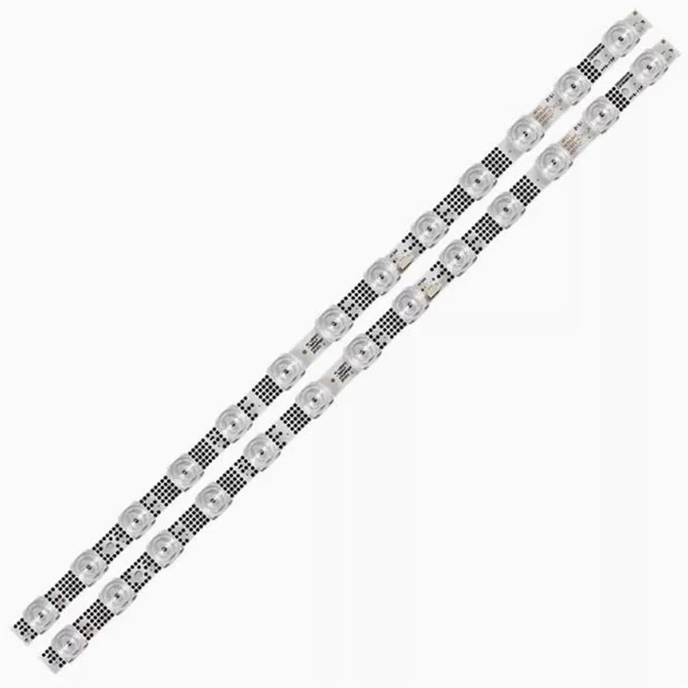 2/10 LED compatibles con 13 GIC50LB45_3030F2.1D 4C-LB5013-ZM06J TCL 50L8 50F9 50G61 50S525 50S435 50S43 50A3 Tira de luz para TV(2PCS(1TV))