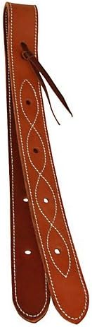 Western Harness Stitched Leather Off Billet