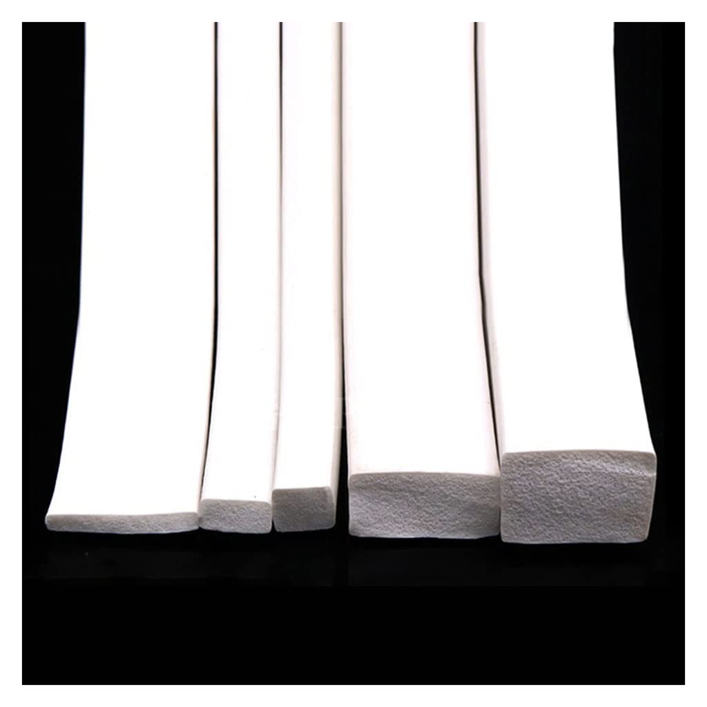 1m / 5 Meter Plac Taśmy Gąbki, 5x5mm-20x30mm White Silikonowe Drzwi Gumowe Drzwi GASKET WINDOWS Uszczelka, 1 Sztuk(5 Meter,8 x 8mm)