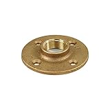 Supply Giant CSGG0112 1-1/2 in. Female NPT Threaded Brass Floor Flange with Holes 125 Durable, Construction, Higher Corrosion Resistance, Economical & Easy to Install, 24