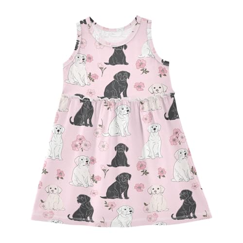 KLL Girl Summer Dress Toddler Soft Midi Dress Easter Outfit