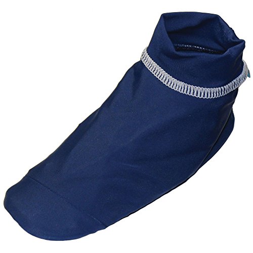 Sun Smarties Unisex UPF 50+ Non-Skid Sand and Water Socks Small Navy Blue Ocean