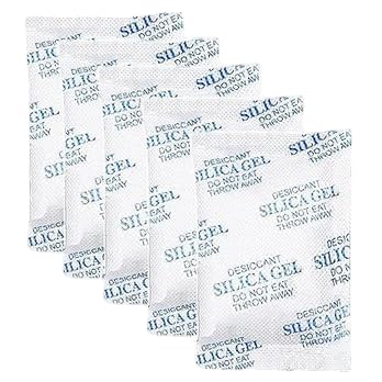 16-Pack 20 Gram Silica Gel Packs, Transparent Desiccant for Storage, Moisture Absorber for Spices, Jewelry, Shoes, Electronics, and Small Spaces-picture-10