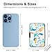 Kaabao Credit Card Holder, Metal Card Wallet RFID Blocking Mini Slim Aluminum Business Hard Card Case for Women Men (Mermaids Dolphins)