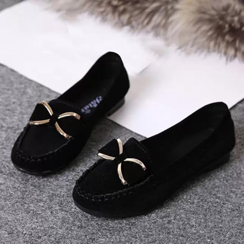 Loafers for Women Business Casual Shoes Comfortable Lightweight Loafers Slip On Work Flats Pointed Toe Bowknot Ballet Dress Shoes Comfortable Dressy Wedding Ballet Flats for Women2