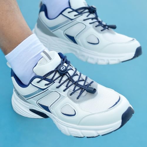 Image of RJ-Sport Tieless Elastic Shoe Laces - Heavy Duty No Tie Shoelaces for Kids and Adult with Strong Lock and Speed Shoestrings