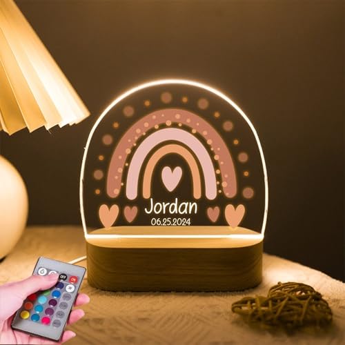 Lámpara de noche personalizada con luz LED acrílica miniatura 2