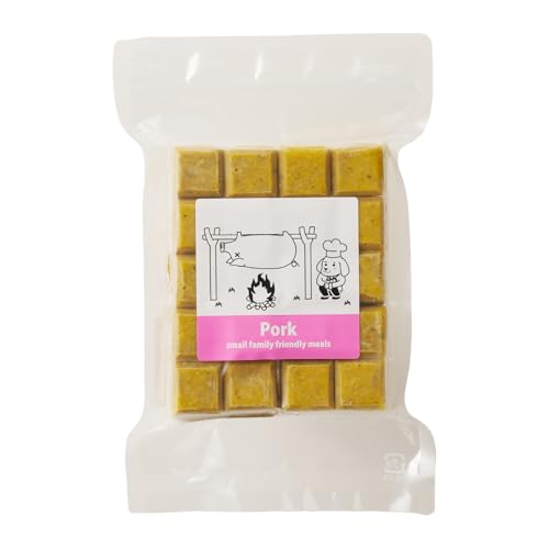 ウォータームーン ペットフード 無添加 ドッグフード ブルズごはん CUBEタイプ 300g×1袋 (豚)