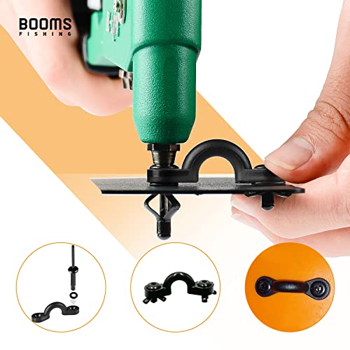 Booms Fishing MA1 Kayak Pad Eye TriGrip Rivet Kit, Black