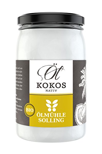ÖLMÜHLE SOLLING - BIO Kokosöl | 100% natives Bio-Kokosnussöl | Ideal geeignet zum Braten, Backen und Frittieren, als Haut-& Haarpflege sowie für Hunde und Katzen | Inhalt: 250 ml