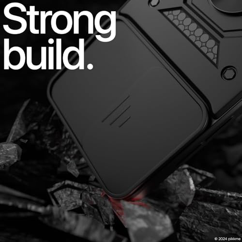 Image of Luxe Back Cover for Samsung F17 5G / Samsung A17 5G / Samsung A26 5G | D10 Tough Armor Case | Sliding Camera Shield | 360 Protection | Kickstand Ring Holder | Military-Grade Shockproof Bumper