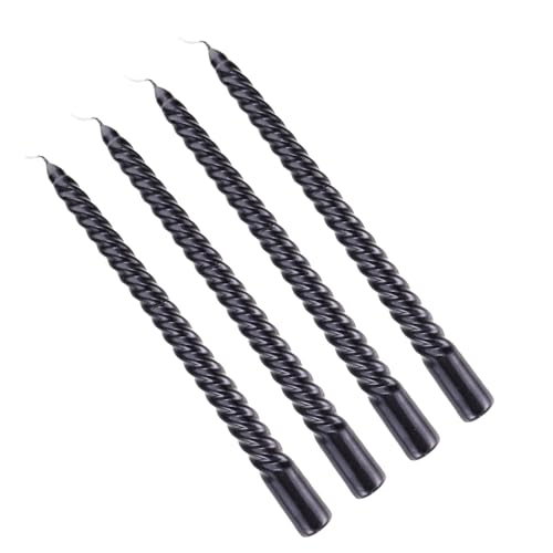 KITANDOVE 4pezzi Candele Decorative Stelo Lungo Candele Stelo Sottile Per Atmosfera Romantica Feste e Cerimonie Per Compleanni e