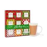 Thoughtfully Kaffee Geschenk-Set - Probierset mit 9 verschiedenen Kaffee-Sorten & Weihnachten-Motiven - 9 x 19 g
