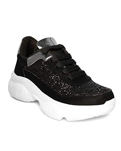 Image of Vendoz Women Casual High Heel Sneakers I Cushioned Insole I All Day Comfortable I Lightweight and Stylish Shoes for Girls CNV6015