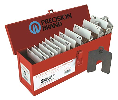 Precision Brand 42910 Stainless Steel Slotted Shim Full Assortment cover