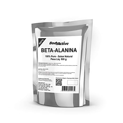 Beta-Alanina 100% Pura 500 g Refil Bodyactive