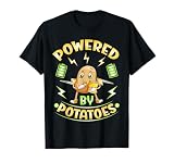 Potato Joke Food Pun Foodie Powered By Potatoes T-Shirt