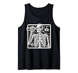 Photo Gallery spettrale halloween gothic skeleton design canotta Photo Gallery spettrale halloween gothic skeleton design canotta