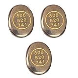 Pyrite Gold Zibu Coin Money Switch Word and Zibu Symbol Angelic Number Oval Stones for Prosperity and Positive Energy to Attract Money Wealth (Pack of 3)