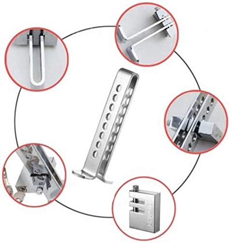 Image of Autobizarre Anti-Theft Car Clutch Pedal Lock Chrome Finish Stainless Steel Security Lock System for All Cars - Key Lock