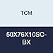TCM 50X76X10SC-BX NBR (Buna Rubber)/Carbon Steel Oil Seal, SC Type, 1.969" x 2.992" x 0.394"