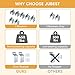 JUBEST 10FT Box Rail Exterior Barn Door Hardware Kit, Heavy Duty Sliding Barn Door Hardware, Wall Mount Barn Door Hardware for Two Door (Door NOT Include)