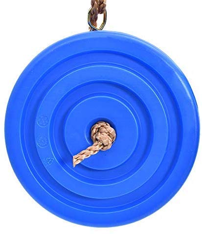 Tree Swings For Kids Outdoor Blue Disc Swing For Kids With Monkey