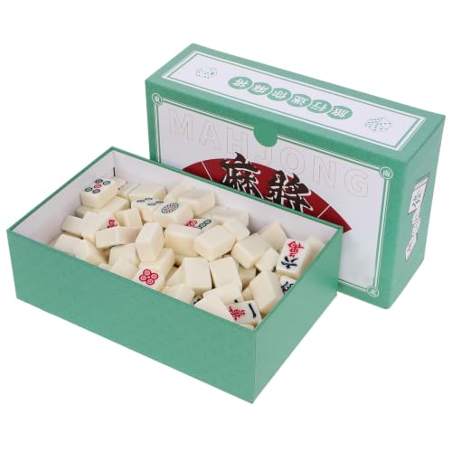 Mini Set Portátil de Mahjong para Viajes y Dormitorios miniatura 1