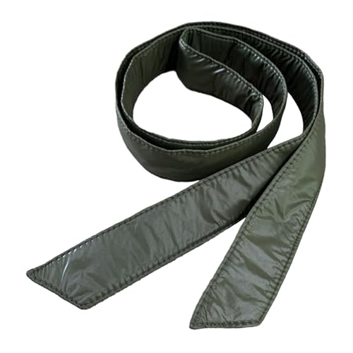 1 Piece Womens Cotton Puffer Waist Strap Waistband Double Side Sash Belt for Down Jacket Coat Parka